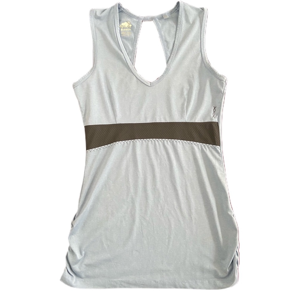 Roots Athletic Tank, Blue/Gray, Small